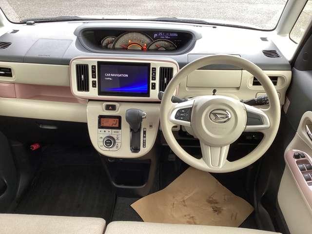 ムーヴキャンバス 660 G メイクアップ SAII 両側パワースライド LEDヘッドランプ バ 両側自動スライドドア ナビ&TV 衝突回避支援 リアカメラ ワンセグTV AAC キーフリーキー プッシュスタートスマートキー LED Wエアバック パワステ パワーウインドウ ドラレコ メモリーナビ(3枚目)