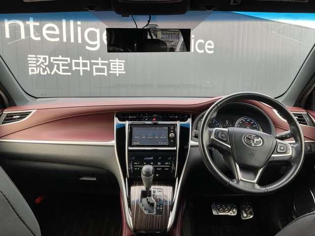 ハリアー エレガンス　バックモニター／ＥＴＣ／ドライブレコーダー　イモビ　スマ－トキ－　サイドエアバッグ　ナビＴＶ　メモリナビ　ＥＴＣ車載器　キーレス　ＬＥＤヘッド　フルオートエアコン　パワステ　アルミホイール　ワンセグ　助手席エアバッグ　ＡＢＳ　ドライブレコーダー（4枚目）