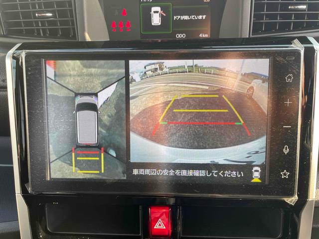 ルーミー カスタムＧ－Ｔ　登録未使用車　ディスプレイオーディオ　全周囲カメラ　ＴＶ　両側電動スライドドア　クリアランスソナー　オートクルーズコントロール　衝突被害軽減システム　アルミホイール　ＬＥＤヘッドランプ　スマートキー（8枚目）