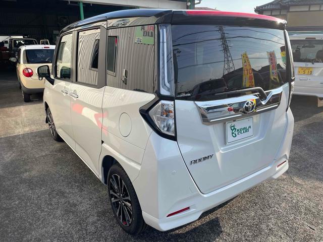 ルーミー カスタムＧ－Ｔ　登録未使用車　ディスプレイオーディオ　全周囲カメラ　ＴＶ　両側電動スライドドア　クリアランスソナー　オートクルーズコントロール　衝突被害軽減システム　アルミホイール　ＬＥＤヘッドランプ　スマートキー（22枚目）