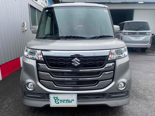 スペーシアカスタムＺ ターボ　バックカメラ　両側スライド・片側電動　ナビ　ＴＶ　オートクルーズコントロール　オートライト　ＨＩＤ　スマートキー　アイドリングストップ　電動格納ミラー　シートヒーター　ベンチシート　ＣＶＴ（12枚目）