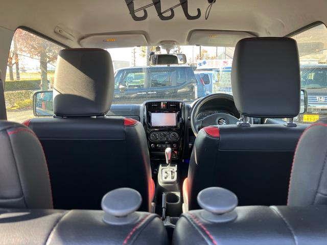 ジムニー クロスアドベンチャー 4WD ターボ リフトUP MTタイヤ タニグチ:FRPバンパー/スキッドプレート/サスペンションキット/サイドステップ マフラー LEDテール 1オーナー禁煙記録簿 ナビ Bカメラ ドラレコ ETC(16枚目)