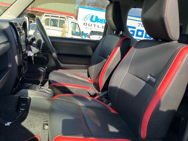 ジムニー クロスアドベンチャー 4WD ターボ リフトUP MTタイヤ タニグチ:FRPバンパー/スキッドプレート/サスペンションキット/サイドステップ マフラー LEDテール 1オーナー禁煙記録簿 ナビ Bカメラ ドラレコ ETC(52枚目)
