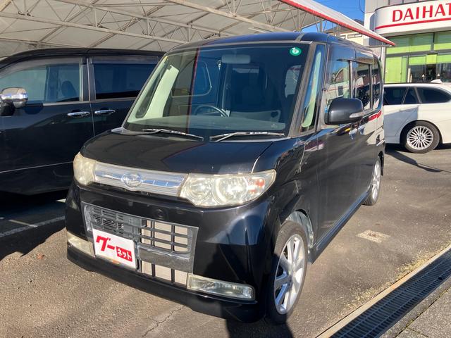 タント カスタムＸリミテッド　左側オートスライドドア　キーレス　ＣＤ　純正アルミ（2枚目）