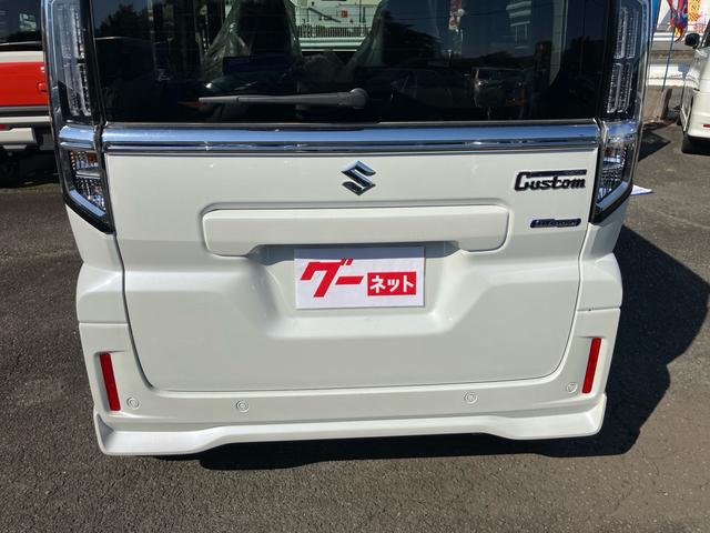 スペーシアカスタム ハイブリッドXSターボ 届出済み未使用車 両側オートスライドドア オーディオレス キーフリー プッシュスタート 純正アルミ 純正エアロ(10枚目)