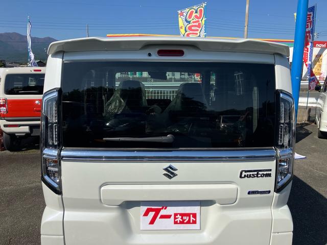 スペーシアカスタム ハイブリッドXSターボ 届出済み未使用車 両側オートスライドドア オーディオレス キーフリー プッシュスタート 純正アルミ 純正エアロ(11枚目)