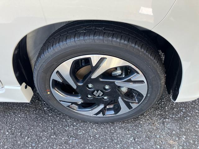スペーシアカスタム ハイブリッドXSターボ 届出済み未使用車 両側オートスライドドア オーディオレス キーフリー プッシュスタート 純正アルミ 純正エアロ(14枚目)