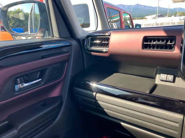 スペーシアカスタム ハイブリッドXSターボ 届出済み未使用車 両側オートスライドドア オーディオレス キーフリー プッシュスタート 純正アルミ 純正エアロ(31枚目)