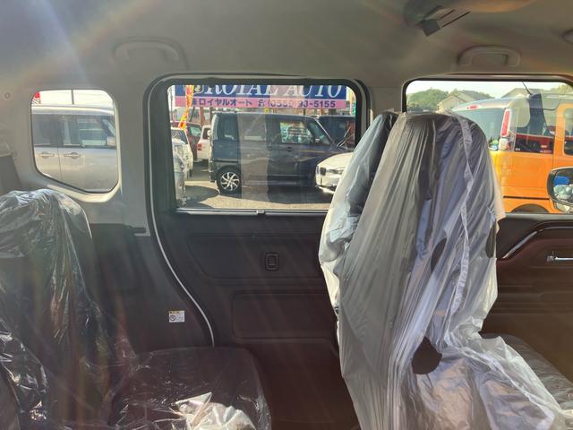 スペーシアカスタム ハイブリッドXSターボ 届出済み未使用車 両側オートスライドドア オーディオレス キーフリー プッシュスタート 純正アルミ 純正エアロ(34枚目)