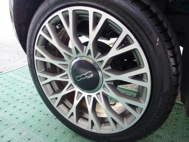 ５００Ｃ ザッフィロ　３０台限定車　ユーザー買取　ワンオーナー　禁煙車　フラウ製ブラウンレザーシート　専用デザイン１６インチＡＷ　電動オープン（24枚目）