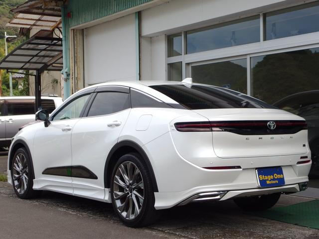 クラウンクロスオーバー Ｇアドバンスド・レザーパッケージ　ユーザー買取・ワンオーナー・禁煙車・モデリスタエアロ（Ｆ・Ｓ・Ｒ）・純正２１ＡＷ・純正ナビ・３６０度カメラ・フルセグ・デジタルインナーミラー・レーダークルーズ・ブレーキ・ベージュレザー（5枚目）