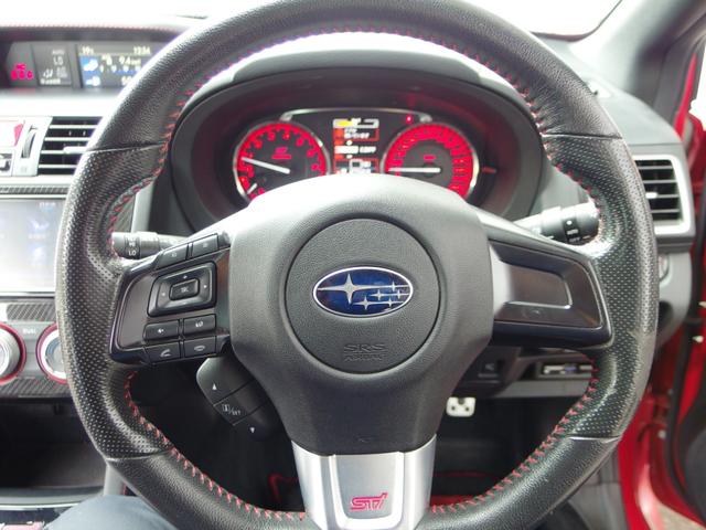 WRX STI STI ユーザー買取・禁煙車・ETC・社外ナビ・Bカメラ・Sカメラ・ハーフレザーシート・パワーシート・LEDヘッド・純正18AW(15枚目)