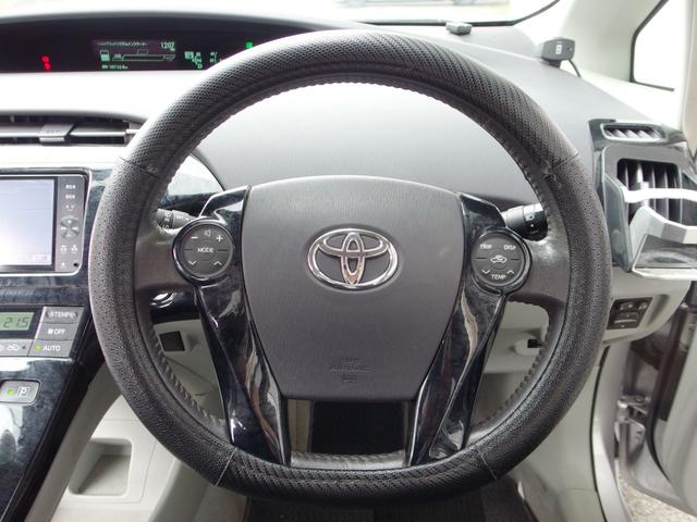 プリウス 　Ｓ　ＬＥＤエディション　ユーザー買取・禁煙車・外足回り・純正ナビ・Ｂカメラ・フルセグＴＶ・コーナーセンサー・ＬＥＤヘッド・ＥＴＣ・ツーリング用ガンメタ塗装１７インチＡＷ（16枚目）