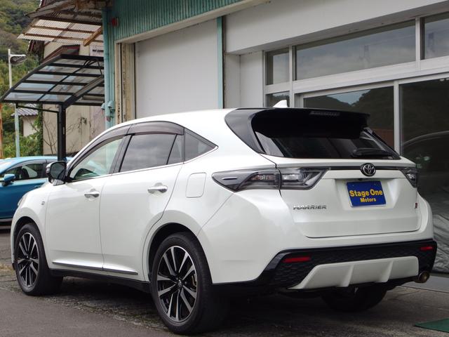 ハリアー エレガンス　ＧＲスポーツ　ワンオーナー　ユーザー買取　禁煙車　純正ナビ　フルセグ　Ｂカメラ　レーダークルーズコントロール　純１８ＡＷ　ＬＥＤライト　電動ハーフレザーシート（4枚目）