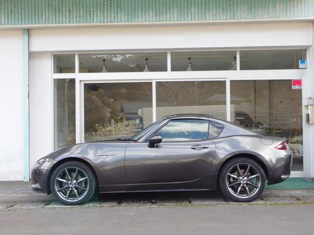 ロードスターＲＦ ＶＳ　純Ｒスポイラー　純１７インチアルミ　純ナビ　フルセグ　ＥＴＣ　ヒーター付きレザーシート　キーフリー　ユーザー買取車　禁煙車（7枚目）