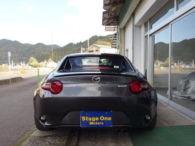 ロードスターＲＦ ＶＳ　純Ｒスポイラー　純１７インチアルミ　純ナビ　フルセグ　ＥＴＣ　ヒーター付きレザーシート　キーフリー　ユーザー買取車　禁煙車（9枚目）