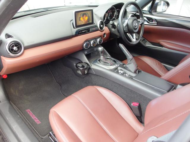 ロードスターＲＦ ＶＳ　純Ｒスポイラー　純１７インチアルミ　純ナビ　フルセグ　ＥＴＣ　ヒーター付きレザーシート　キーフリー　ユーザー買取車　禁煙車（23枚目）