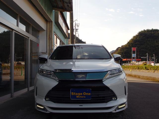 ハリアー プレミアム　サンルーフ　ＴＲＤエアロＦ・Ｓ・Ｒ　ローダウン　純ナビ　アラウンドビューモニター　ＪＢＬ　フルセグ　電動レザーシート　パワーゲート　レーダークルーズ・ブレーキ　ＥＴＣ　禁煙車（10枚目）