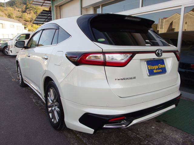 ハリアー プレミアム　サンルーフ　ＴＲＤエアロＦ・Ｓ・Ｒ　ローダウン　純ナビ　アラウンドビューモニター　ＪＢＬ　フルセグ　電動レザーシート　パワーゲート　レーダークルーズ・ブレーキ　ＥＴＣ　禁煙車（15枚目）