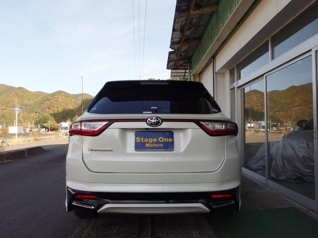 ハリアー プレミアム　サンルーフ　ＴＲＤエアロＦ・Ｓ・Ｒ　ローダウン　純ナビ　アラウンドビューモニター　ＪＢＬ　フルセグ　電動レザーシート　パワーゲート　レーダークルーズ・ブレーキ　ＥＴＣ　禁煙車（16枚目）