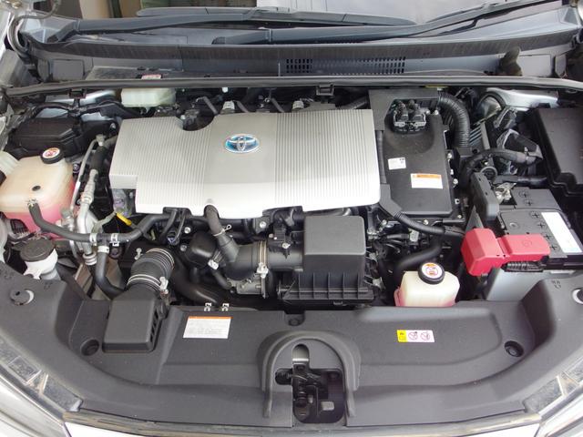 プリウス Aツーリングセレクション マイナー後モデル メーカー縦型ナビ フルセグ Bカメラ ETC2.0 ヒーター付き電動レザーシート レーダークルーズ・ブレーキ キーフリープッシュスタート 外18インチAW 禁煙車(23枚目)