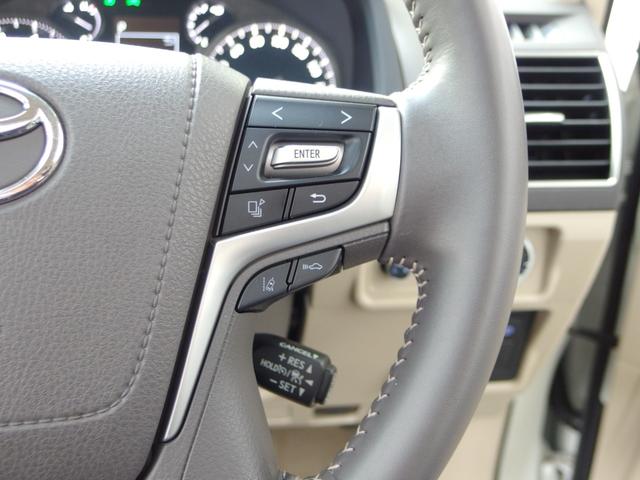 ランドクルーザープラド ＴＸ　Ｌパッケージ　マットブラックエディション　ワンオーナー　ユーザー買取　禁煙車　サンルーフ　外ナビ　フルセグ　Ｂカメラ　電動ベージュレザーシート　ＥＴＣ　純１８ＡＷ　レーダークルーズコントロール　ルーフレール（12枚目）