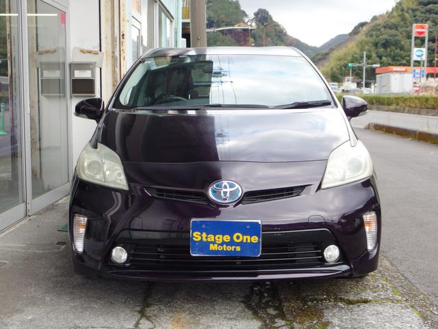 プリウス Ｇ　ユーザー買取　ＨＩＤライト　純正ナビ　フルセグ　Ｂカメラ　キーフリー＆プッシュスタート　クルーズコントロール　電動ハーフレザーシート　純１５ＡＷ（2枚目）