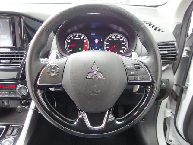 エクリプスクロス Ｇ　ＡＬＰＩＮＥ製ＤＡ　ＥＴＣ　ヒーター付き電動レザーシート　レーダークルーズ・ブレーキ　純１８インチアルミ　ルームミラー型ドラレコ　ヘッドアップディスプレイ　ユーザー買取車　禁煙車（5枚目）