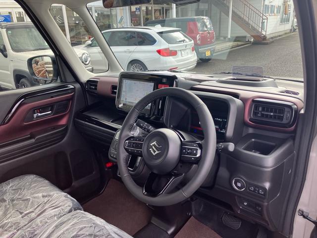 スペーシアカスタム ハイブリッドＸＳターボ　届出済み未使用車　全方位モニター付きメモリーナビ／スズキコネクト対応通信機装備車　両側オートスライドドア　キーフリー　プッシュスタート（18枚目）