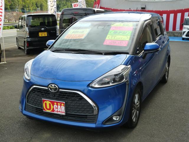 シエンタ Ｇ　クエロ　両側電動ドア　純正９型ＳＤナビ　地デジＴＶ　ＤＶＤ　全周囲カメラ　衝突軽減　禁煙車　ハーフレザーシート　シートヒーター　コーナーセンサー　スマートキー２個　ＬＥＤヘッドライト　ＥＴＣ　ワンオーナー（7枚目）