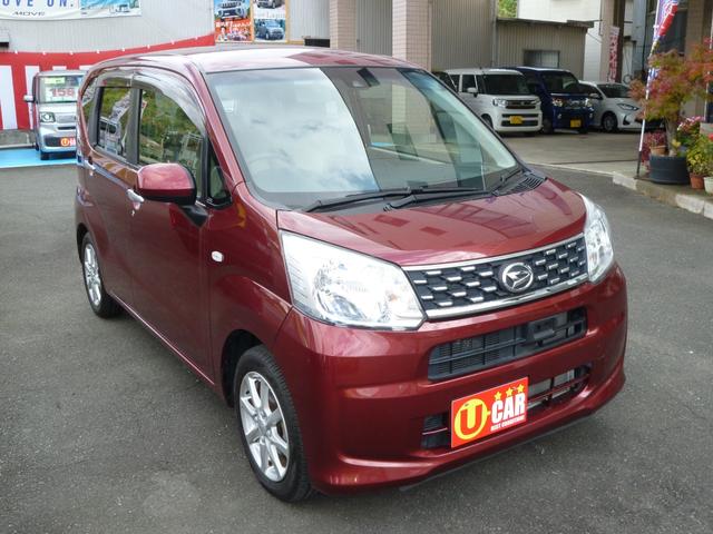 ムーヴ Ｘ　ＳＡＩＩ　純正ナビ　ＴＶ　ＣＤ　ラジオ　オートエアコン　パワステ　キーフリー２個　電動ミラー　アルミホイール（5枚目）