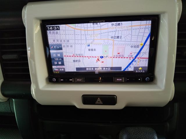 ハスラー Ａ　ドライブレコーダー　ＥＴＣ　バックカメラ　ナビ　ＴＶ　キーレスエントリー　ＣＶＴ　盗難防止システム　ＡＢＳ　アルミホイール　衝突安全ボディ　エアコン　パワーステアリング　パワーウィンドウ（4枚目）