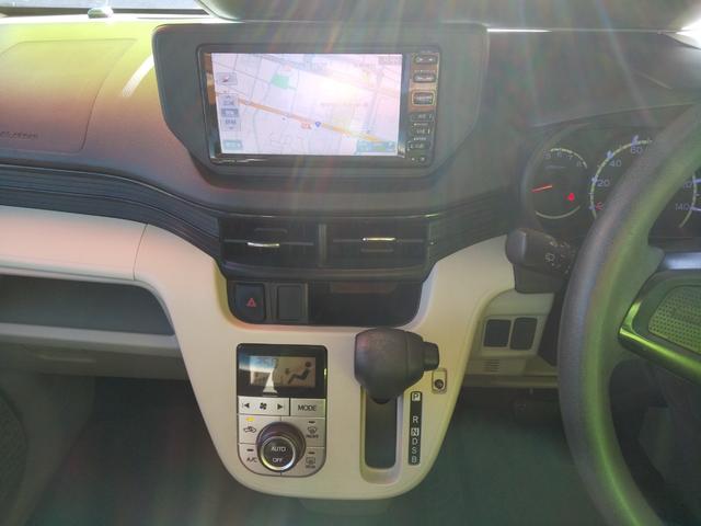 ムーヴ X SAII ナビ 衝突被害軽減システム スマートキー アイドリングストップ 電動格納ミラー ベンチシート CVT 盗難防止システム ABS ESC アルミホイール 衝突安全ボディ エアコン パワーステアリング(3枚目)