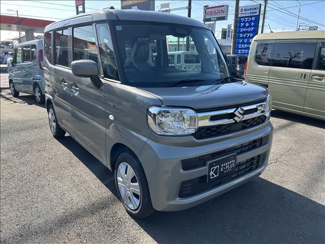 スペーシア ハイブリッドＧ　届出済未使用車　新車保証継承渡　ナビ半キャ　アイドリングＳ　キーレススタートシステム　横滑防止　イモビライザー　ＬＥＤライト　電動格納ミラー　Ｗエアバッグ　スマートキー　オートエアコン　オートライト（5枚目）