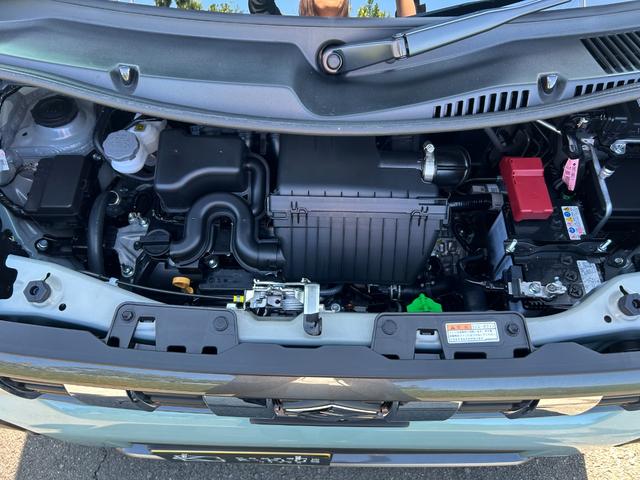 スペーシアギア ハイブリッドXZ 届出済未使用車 新車保証継承渡 ナビ半キャ インテリキー 電動ミラー アルミホイール LED ルーフレール シートヒーター セキュリティ 横滑り防止装置 アイドリングストップ オートエアコン パワステ(43枚目)