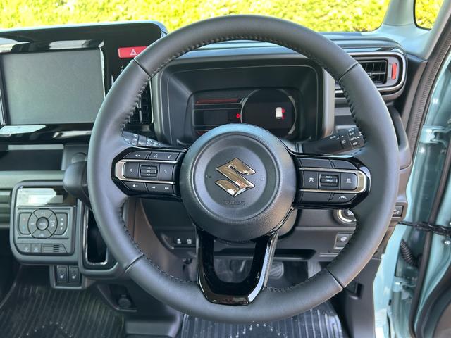 スペーシアギア ハイブリッドXZ 届出済未使用車 新車保証継承渡 ナビ半キャ インテリキー 電動ミラー アルミホイール LED ルーフレール シートヒーター セキュリティ 横滑り防止装置 アイドリングストップ オートエアコン パワステ(62枚目)