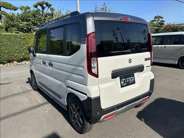 スペーシアギア ハイブリッドXZ 届出済未使用車 新車保証継承渡 ナビ半キャ インテリキー 電動ミラー アルミホイール LED ルーフレール シートヒーター セキュリティ 横滑り防止装置 アイドリングストップ オートエアコン パワステ(7枚目)