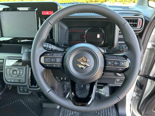 スペーシアギア ハイブリッドXZ 届出済未使用車 新車保証継承渡 ナビ半キャ インテリキー 電動ミラー アルミホイール LED ルーフレール シートヒーター セキュリティ 横滑り防止装置 アイドリングストップ オートエアコン パワステ(63枚目)