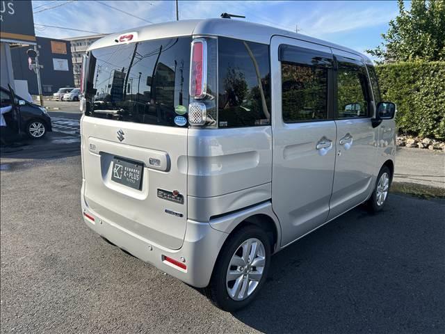 スペーシア ハイブリッドＸ　タイヤ４本新品　ＬＥＤヘッドランプ　アルミ　１年保証　デュアルセンサーブレーキＳ　両側パワードア　スマートエントリー　地デジフルセグ　シ－トヒ－タ－　電格ドアミラー　ｉ－ｓｔｏｐ　フリーキー　ナビＴＶ（6枚目）