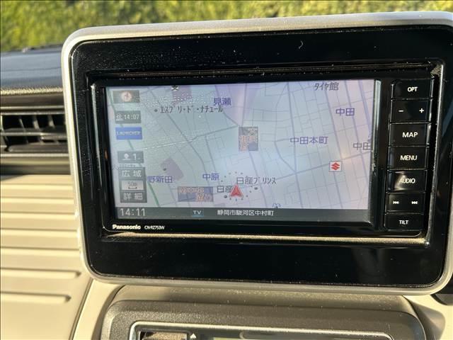 スペーシア ハイブリッドＸ　タイヤ４本新品　ＬＥＤヘッドランプ　アルミ　１年保証　デュアルセンサーブレーキＳ　両側パワードア　スマートエントリー　地デジフルセグ　シ－トヒ－タ－　電格ドアミラー　ｉ－ｓｔｏｐ　フリーキー　ナビＴＶ（14枚目）