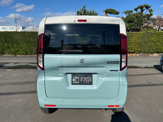 スペーシア ハイブリッドX 届出済未使用車 新車保証継承渡 ナビ半キ 運転席エアバッグ デュアルセンサーブレーキ サイドエアバッグ 電格ミラー 運転席助手席エアバッグ 前席シートヒーター LED ESP オットマン スマートキー(38枚目)