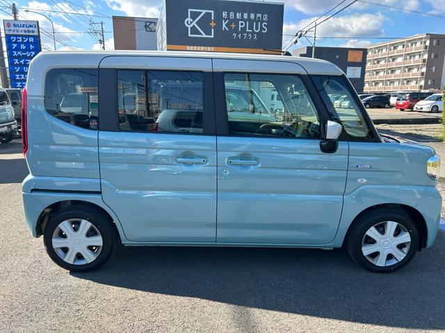 スペーシア ハイブリッドX 届出済未使用車 新車保証継承渡 ナビ半キ 運転席エアバッグ デュアルセンサーブレーキ サイドエアバッグ 電格ミラー 運転席助手席エアバッグ 前席シートヒーター LED ESP オットマン スマートキー(65枚目)