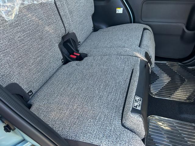 スペーシア ハイブリッドX 届出済未使用車 新車保証継承渡 ナビ半キ 運転席エアバッグ デュアルセンサーブレーキ サイドエアバッグ 電格ミラー 運転席助手席エアバッグ 前席シートヒーター LED ESP オットマン スマートキー(69枚目)