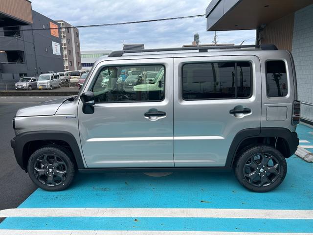 ハスラー タフワイルド　届出済未使用車　新車保証継承渡　ナビ半キャ　前後誤発進抑制　追従クルコン　アイドリングＳ　電動格納式ドアミラー　セキュリティアラーム　シートヒーター搭載　パワーステアリング　横滑り防止システム　ＰＷ（61枚目）