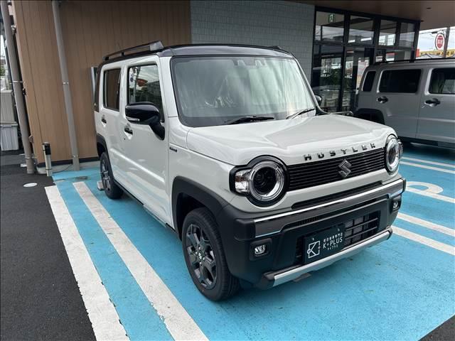 ハスラー タフワイルド　届出済未使用車　新車保証継承渡　ナビ半キャ　前後誤発進抑制　追従クルコン　アイドリングＳ　電動格納式ドアミラー　セキュリティアラーム　シートヒーター搭載　パワーステアリング　横滑り防止システム　ＰＷ（5枚目）