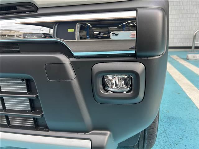 ハスラー タフワイルド　届出済未使用車　新車保証継承渡　ナビ半キャ　前後誤発進抑制　追従クルコン　アイドリングＳ　電動格納式ドアミラー　セキュリティアラーム　シートヒーター搭載　パワーステアリング　横滑り防止システム　ＰＷ（12枚目）