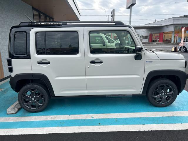 ハスラー タフワイルド　届出済未使用車　新車保証継承渡　ナビ半キャ　前後誤発進抑制　追従クルコン　アイドリングＳ　電動格納式ドアミラー　セキュリティアラーム　シートヒーター搭載　パワーステアリング　横滑り防止システム　ＰＷ（30枚目）