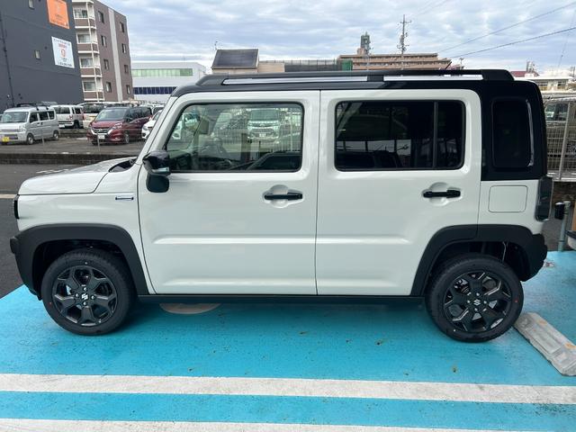 ハスラー タフワイルド　届出済未使用車　新車保証継承渡　ナビ半キャ　前後誤発進抑制　追従クルコン　アイドリングＳ　電動格納式ドアミラー　セキュリティアラーム　シートヒーター搭載　パワーステアリング　横滑り防止システム　ＰＷ（56枚目）