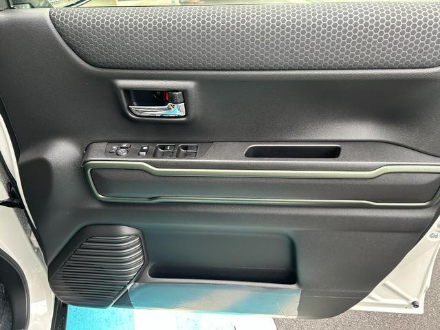 ハスラー タフワイルド　届出済未使用車　新車保証継承渡　ナビ半キャ　前後誤発進抑制　追従クルコン　アイドリングＳ　電動格納式ドアミラー　セキュリティアラーム　シートヒーター搭載　パワーステアリング　横滑り防止システム　ＰＷ（62枚目）