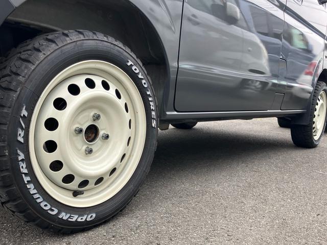 エブリイ PAリミテッド 5速マニュアル リフトUP 15インチ+オープンカントリーR/Tホワイトレター ディスプレイオーディオ バックカメラ ブラックバンパー バンパーガード(17枚目)